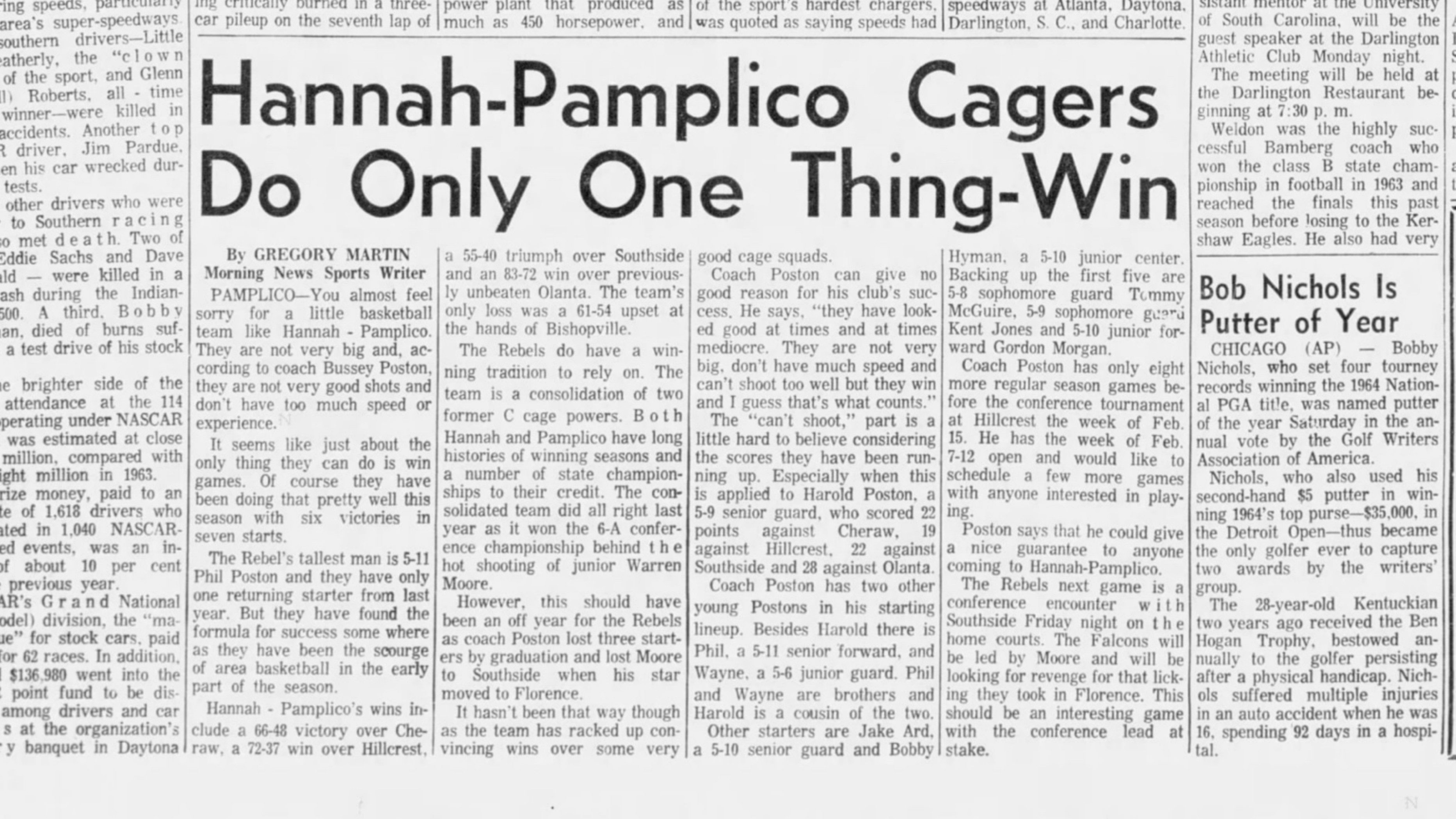 Newspaper Sports Page Scan — archival source preview