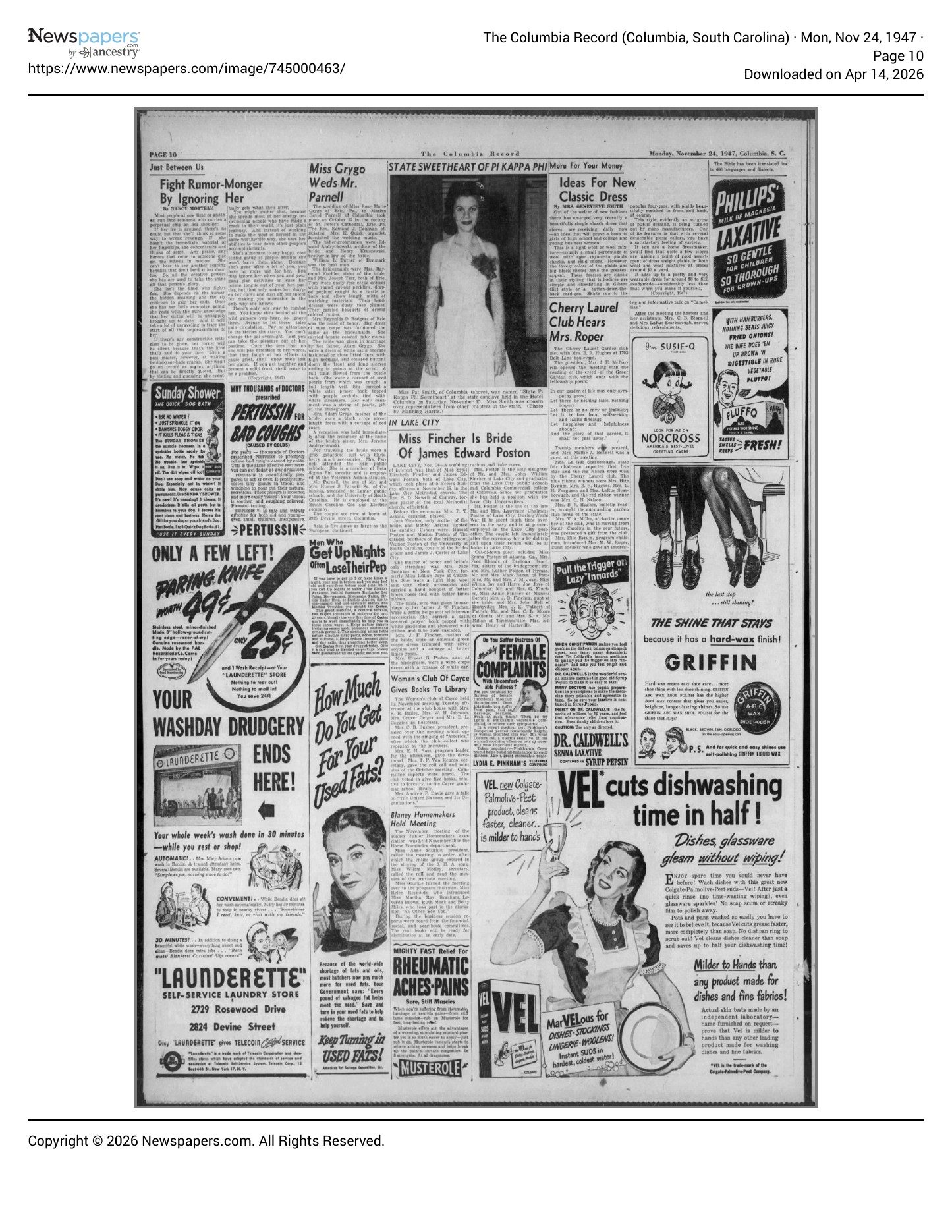 The Columbia Record November 24, 1947 10 — archival source preview